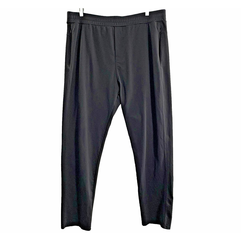PUBLIC REC Men Drawstring Comfort Stretch Sweatpant Sz 42/34 Black Athletic 14-1